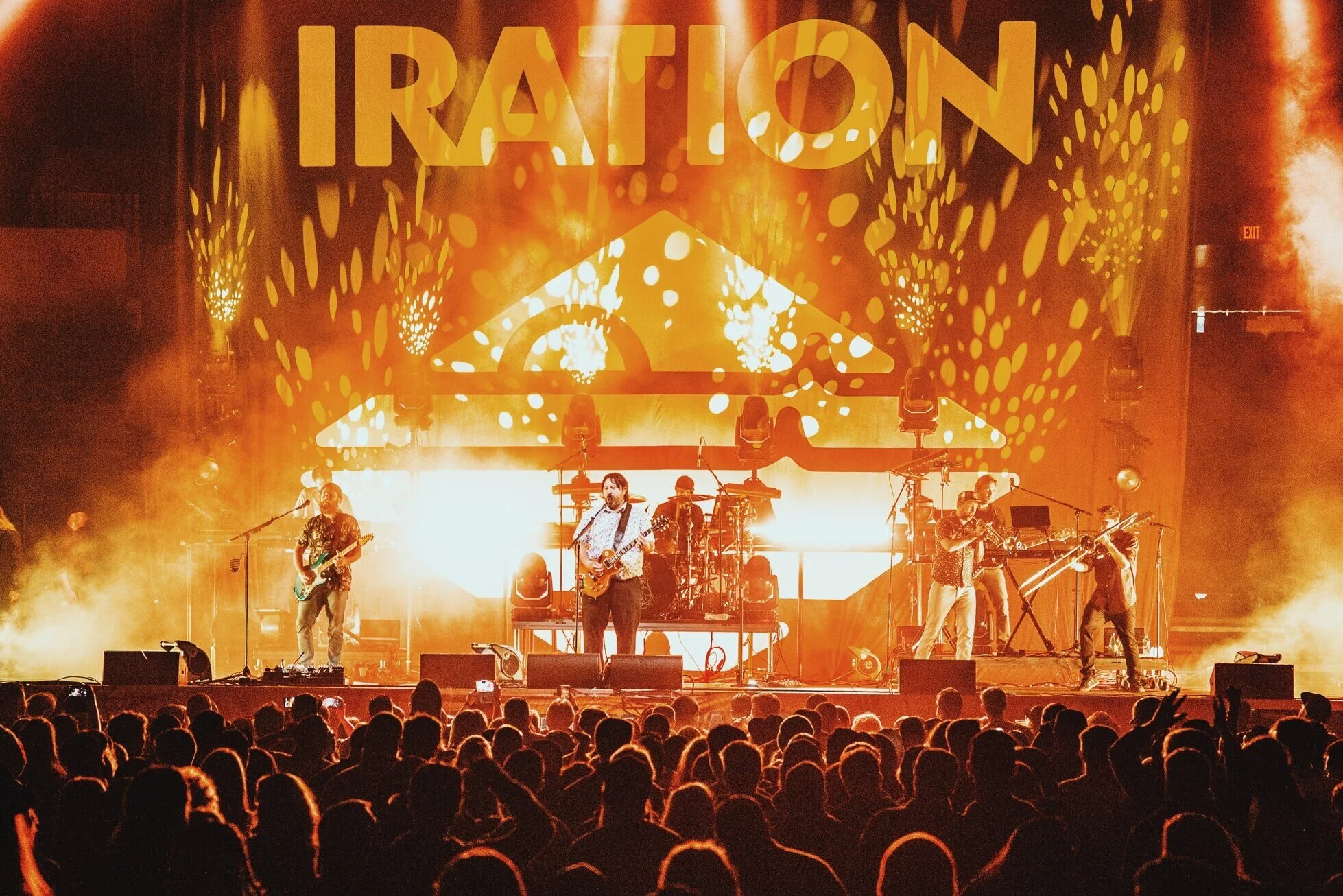 Audience at a Iration concert